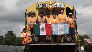 Habilitan ferrocarril de carga entre México y Guatemala