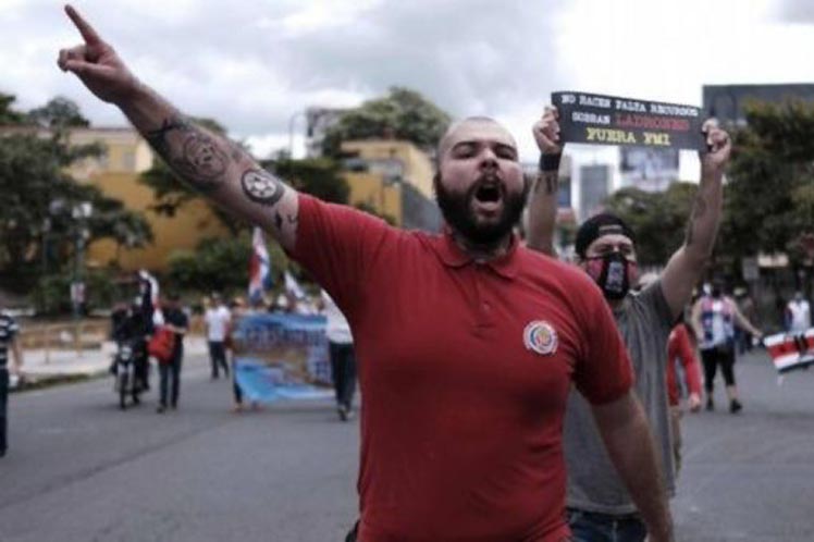 Manifestantes mantendrán protesta en Costa Rica