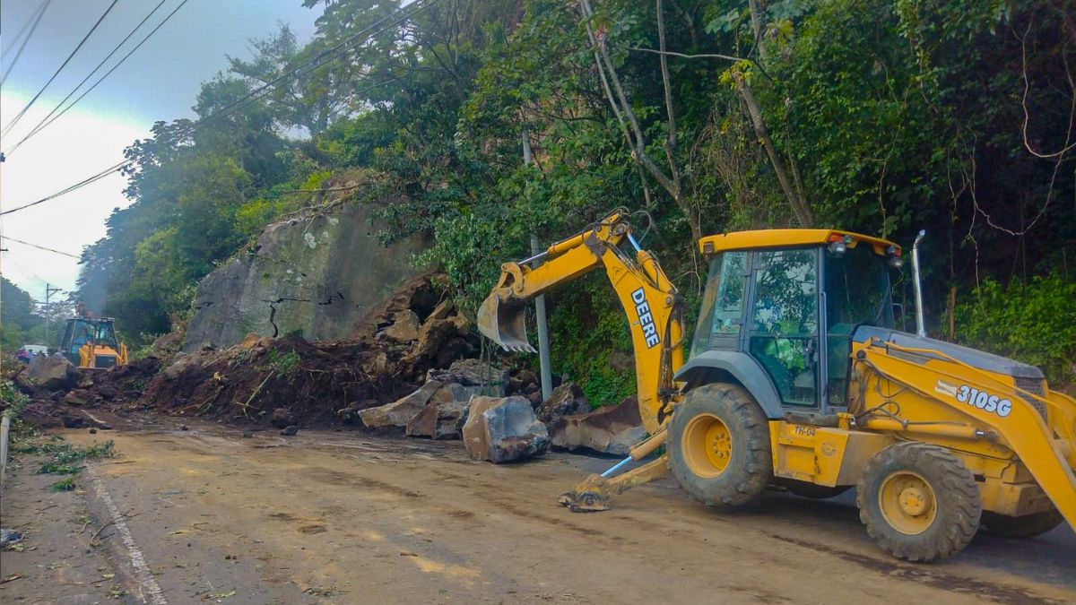 Cierran paso en Km. 90.7 de la Ruta Nacional-14