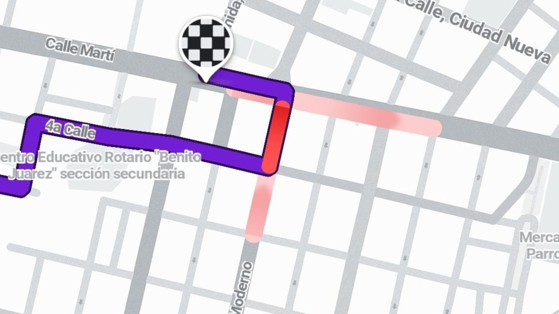 Calle Martí rutas alternas