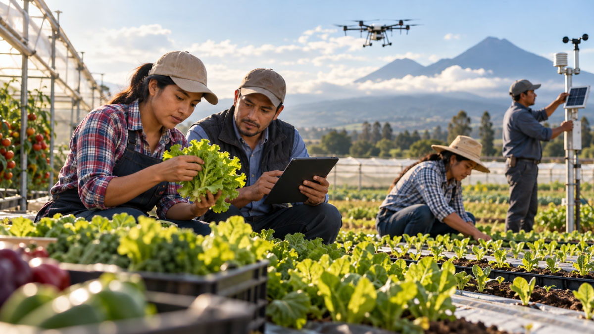 Personas productoras enfrentan los retos del agro en Guatemala con tecnología, calidad e innovación